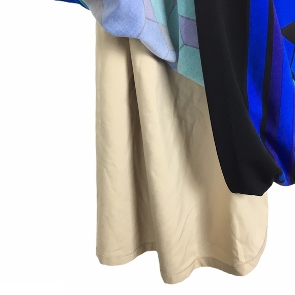 ELIZA J Shift Dress Retro Mod Geo Elbow Length Sleeves Wedding Guest Attire 10 - Picture 7 of 13